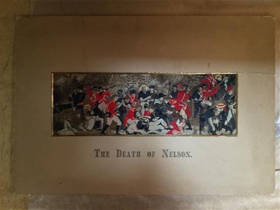 The Death of Nelson stevengraph
